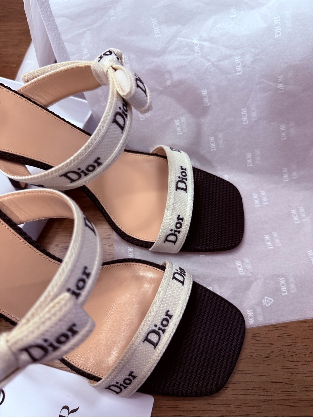 Dior Heeled Sandal with J'Adior Straps - Picture 13 of 15